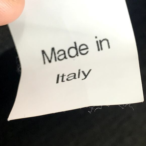 Cedric Charlier Navy and Yellow Colorblock Coat 10 Collared Button Front Pocket - Picture 7 of 9